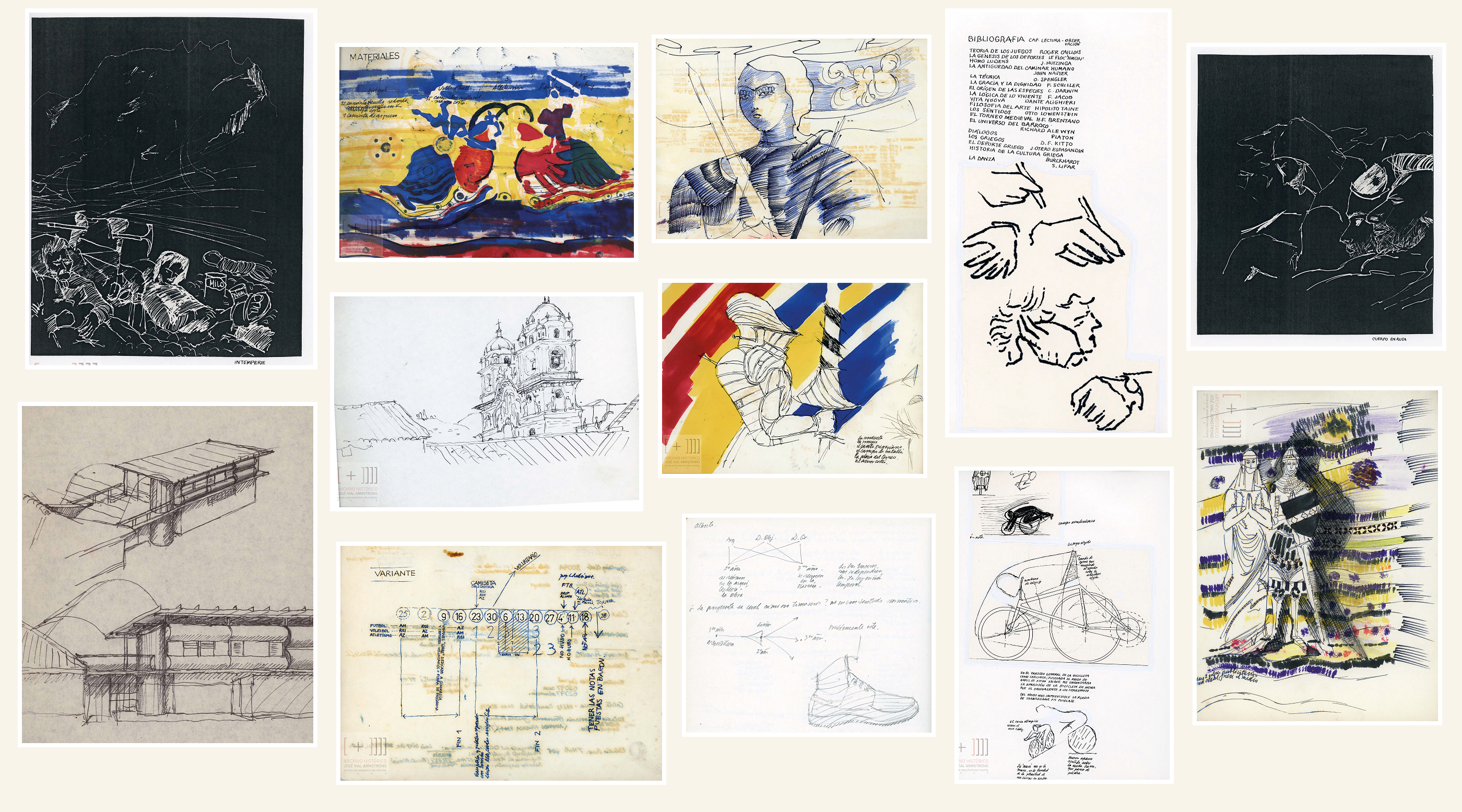Colección de páginas de cuadernos de los fundadores de la e[ad]